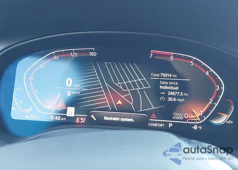 2020 BMW X3 xDrive30I z USA, uszkodzony, nr VIN 5UXTY5C05L9D40843